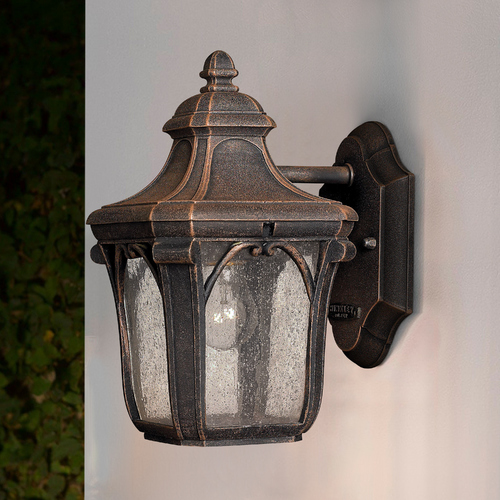 Hinkley Seeded Glass Outdoor Wall Light Bronze by Hinkley Lighting 1316MO