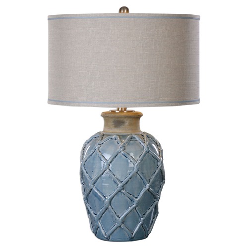 Uttermost Lighting Uttermost Parterre Pale Blue Table Lamp 27139-1