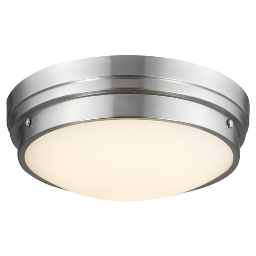 Cermack St. 13-Inch Brushed Nickel LED Flush Mount by Avenue Lighting