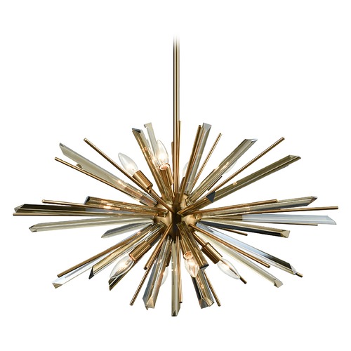 Palisades Ave. Chandelier in Antique Brass by Avenue Lighting