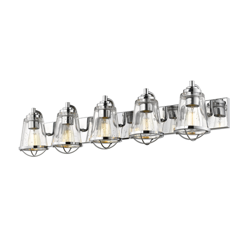 Z-Lite Mariner Chrome Bathroom Light by Z-Lite 444-5V-CH