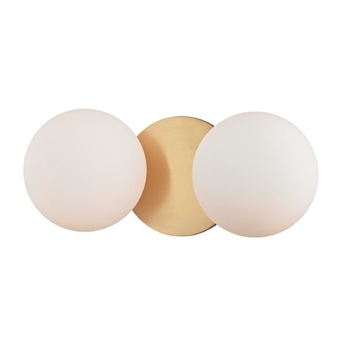 Baird Aged Brass LED Bathroom Light by Hudson Valley Lighting