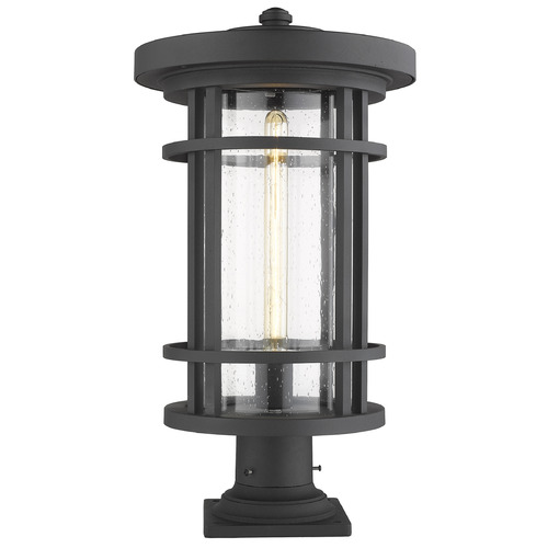 Jordan Black Post Light by Z-Lite