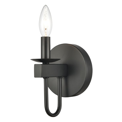 Elk Lighting Elk Lighting Williamson Black Sconce 75073/1