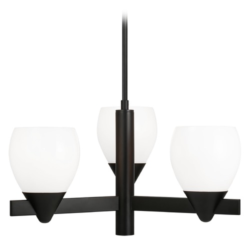 Matteo Lighting Reya Black Mini Chandelier by Matteo Lighting C74003BK