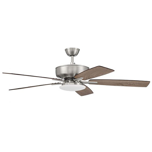 Pro Plus 112 52-Inch LED Fan in Brushed Nickel by Craftmade Lighting