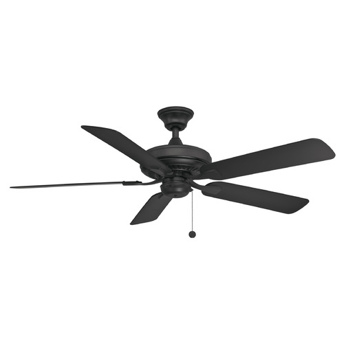 Fanimation Fans Edgewood 52 Black Ceiling Fan Without Light
