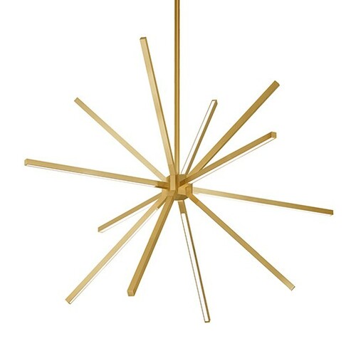 Kuzco Lighting Sirius Minor Brushed Gold LED Chandelier by Kuzco Lighting CH14232-BG