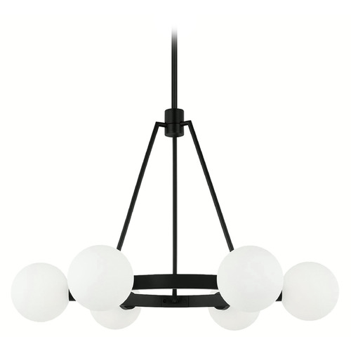 Visual Comfort Studio Collection Clybourn Midnight Black Chandelier