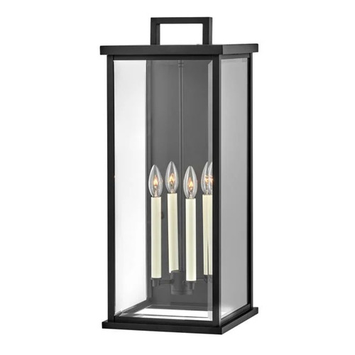 Weymouth 27-Inch Outdoor Wall Light in Black by Hinkley Lighting