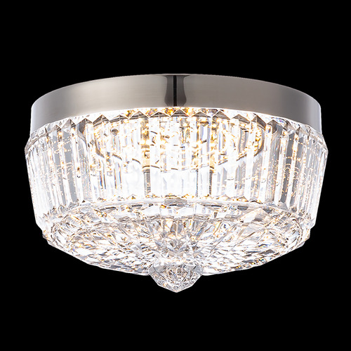 Regina Polish Nickel LED Flushmount Light by Schonbek Lighting