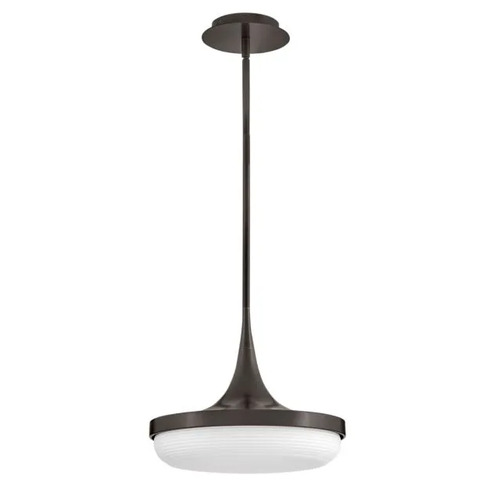 Elsa Convertible LED Pendant in Black Oxide by Fredrick Ramond