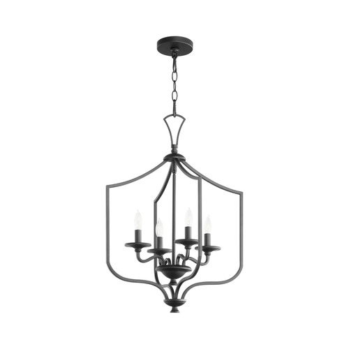 Maryse 4-Light Entry Light in Matte Black by Quorum Lighting