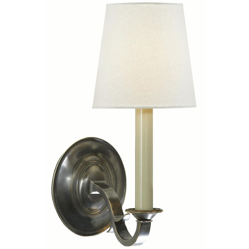 Visual Comfort Signature Collection Thomas O'brien Channing Bronze Sconce