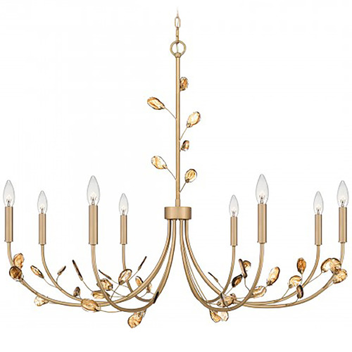 Quoizel Lighting Quoizel Lighting Heiress Bronze Gold Chandelier HEI5040BGD
