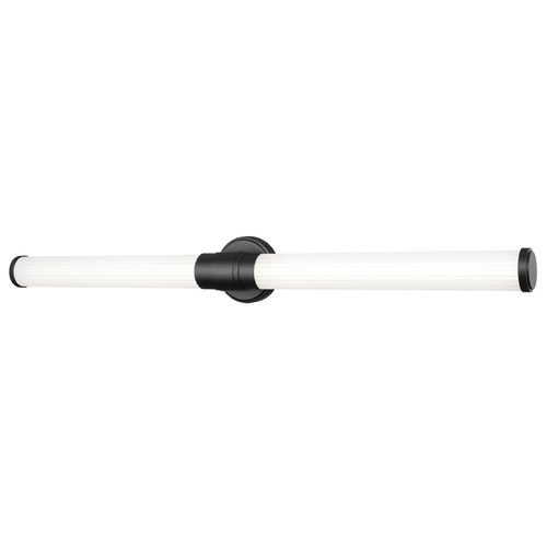 Z-Lite Z-Lite Warwick Matte Black LED Vertical Bathroom Light 1020-40W-MB-LED