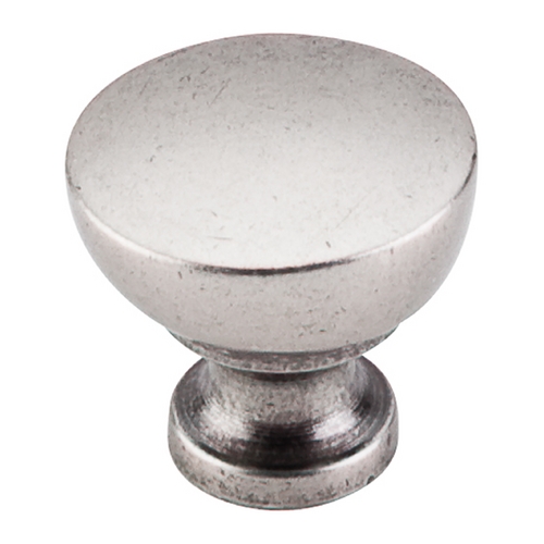 Top Knobs Hardware Modern Cabinet Knob in Pewter Antique Finish M1202