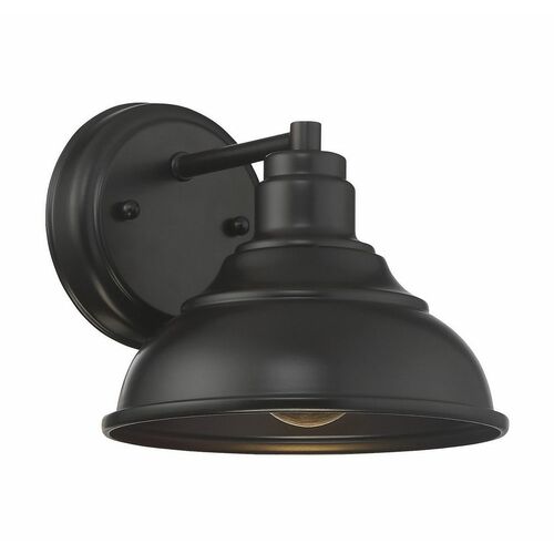 Dunston Outdoor Dark Sky Wall Light in English Bronze by Savoy House