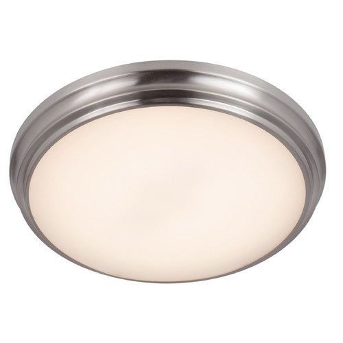 Craftmade Lighting X66 11-Inch LED Brushed Polished Nickel Flush Mount by Craftmade Lighting X6611-BNK-LED