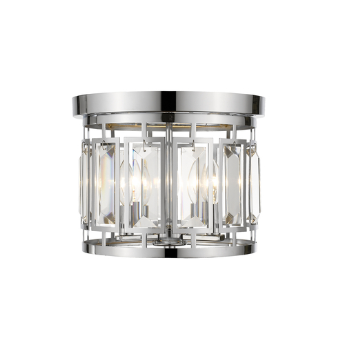 Mersesse Chrome Flush Mount by Z-Lite