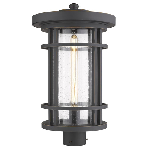 Jordan Oil Rubbed Bronze Post Light by Z-Lite