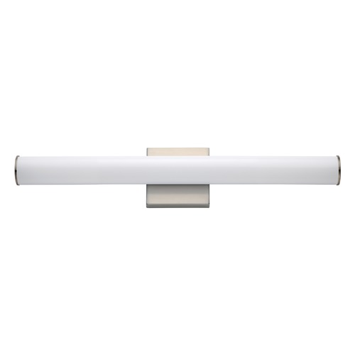 Rail Satin Nickel LED Vertical Bathroom Light by Maxim Lighting