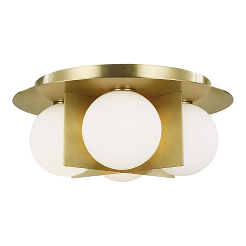 Visual Comfort Modern Collection Sean Lavin Orbel Flush Mount in Brass by Visual Comfort Modern 700FMOBLR