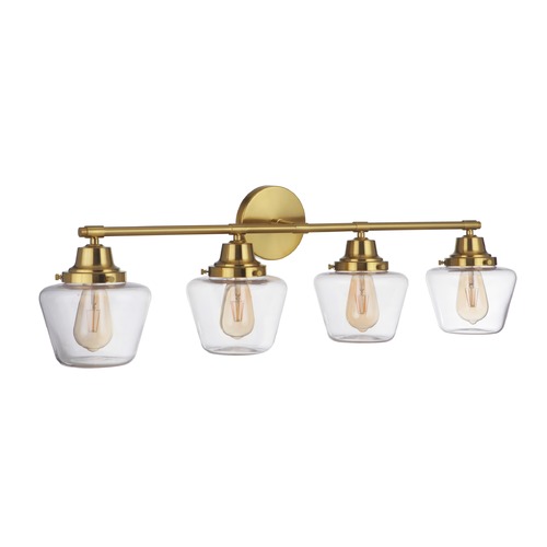 Essex 38-Inch Bath Light in Satin Brass by Craftmade Lighting