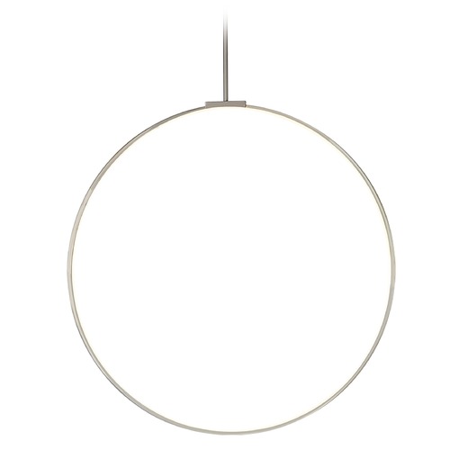 Cirque Brushed Nickel LED Pendant by Kuzco Lighting