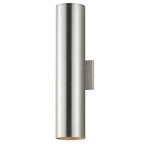 Maxim Lighting Outpost Brushed Aluminum LED Outdoor Wall Light
