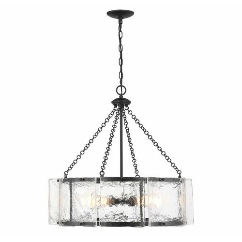 Genry 5-Light Pendant in Matte Black by Savoy House