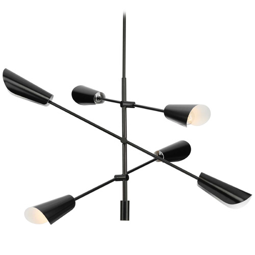 Progress Lighting Markor 5-Light Matte Black Chandelier