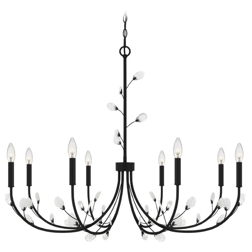 Quoizel Lighting Heiress Matte Black Chandelier