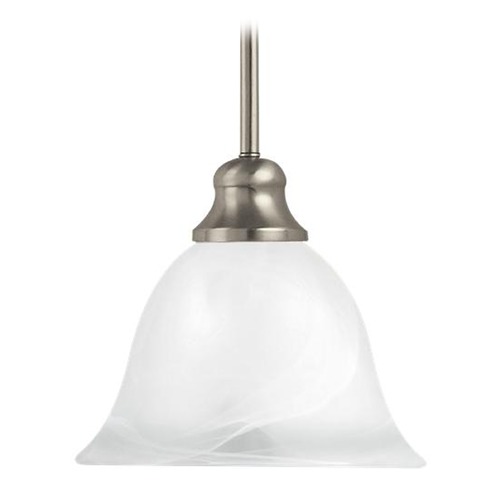 Generation Lighting Windgate Mini Pendant in Brushed Nickel by Generation Lighting 61940-962