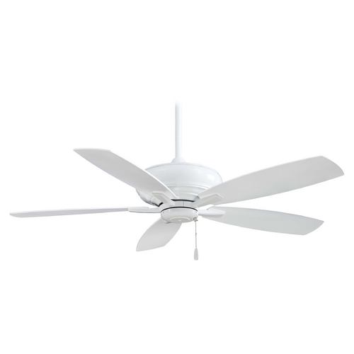 Minka Aire Kola 52-Inch Fan in White by Minka Aire F688-WH