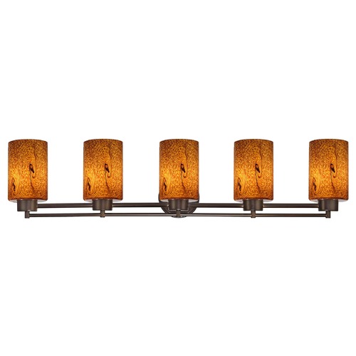 Design Classics Lighting Bronze Bathroom Light 706-220 GL1001C