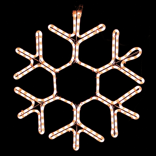 18-Inch Lighted Snowflake Holiday Decoration by American Lighting