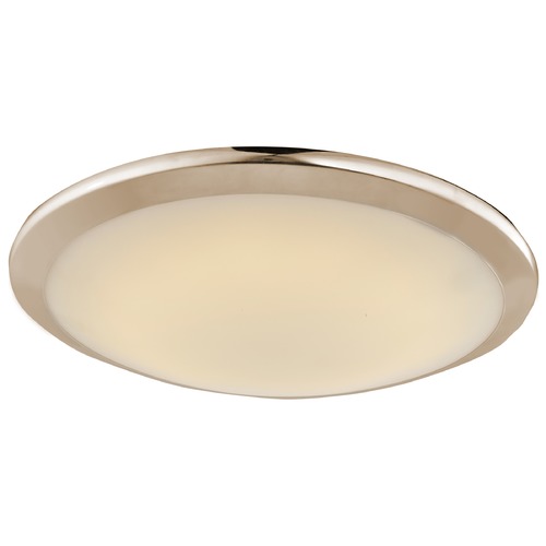 Cermack St. 15-Inch Brushed Nickel LED Flush Mount by Avenue Lighting
