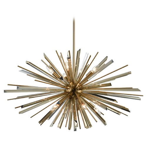 Palisades Ave. Chandelier in Antique Brass by Avenue Lighting