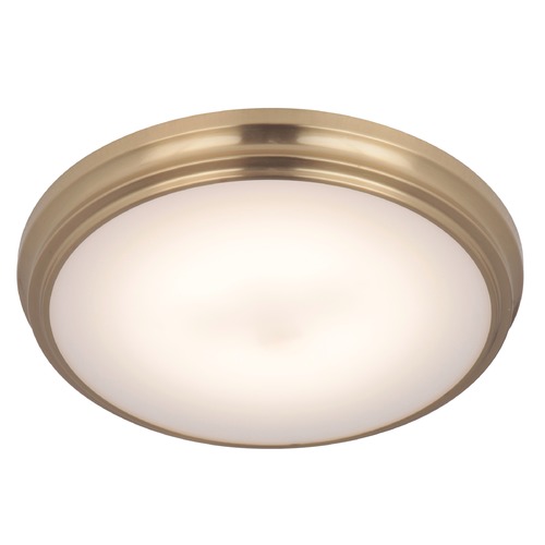 11-Inch LED Satin Brass Flush Mount by Craftmade Lighting