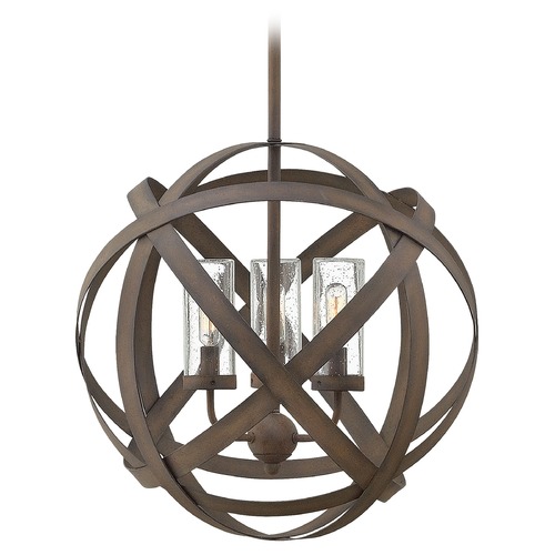 Carson 18.50-Inch Vintage Iron LED Outdoor Hanging Light by Hinkley Lighting