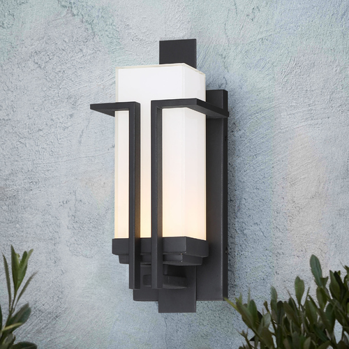 Tish Mills Black LED Outdoor Wall Light by Minka Lavery
