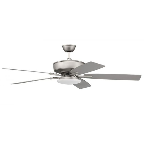 Craftmade Lighting Pro Plus 112 52-Inch LED Fan in Brushed Nickel by Craftmade Lighting P112BN5-52BNGW