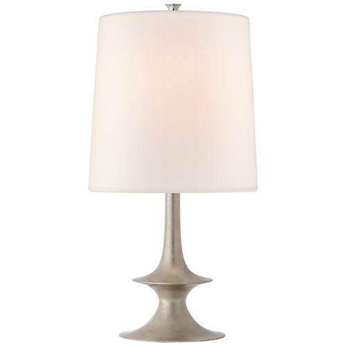 Visual Comfort Signature Collection Aerin Lakmos Medium Table Lamp in Silver Leaf by Visual Comfort Signature ARN3323BSLL