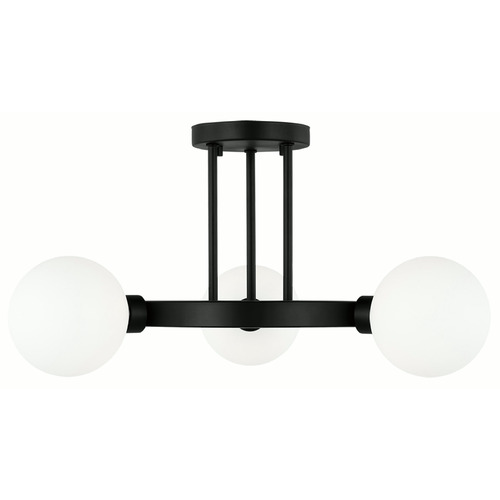 Visual Comfort Studio Collection Clybourn Midnight Black Semi-Flushmount Light