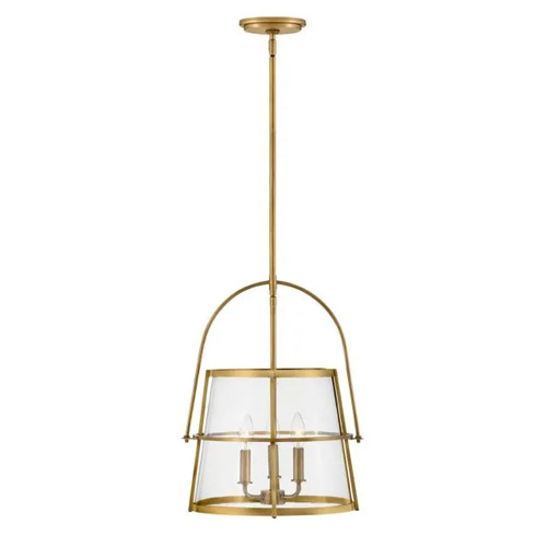 Tournon Medium Pendant in Heritage Brass by Hinkley Lighting