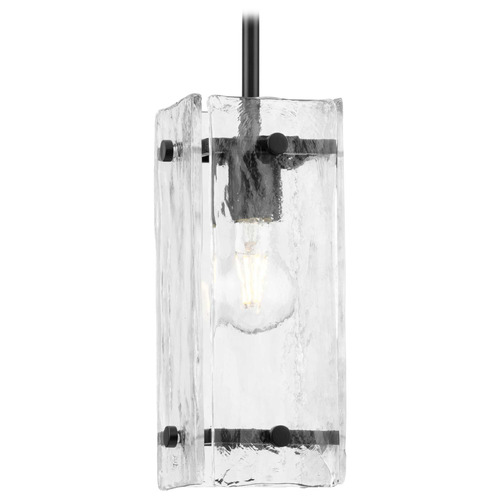 Progress Lighting Safford 1-Light Matte Black Wall Sconce