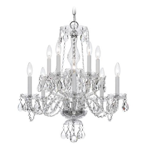 Crystorama Lighting Crystorama Lighting Traditional Crystal Polished Chrome Chandelier 5080-CH-CL-MWP