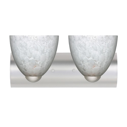 Besa Lighting Sasha Satin Nickel LED Bathroom Light