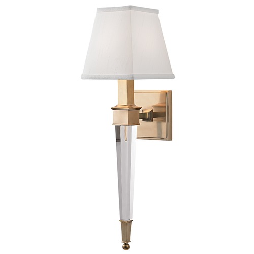 Ruskin Sconce in Aged Brass by Hudson Valley Lighting